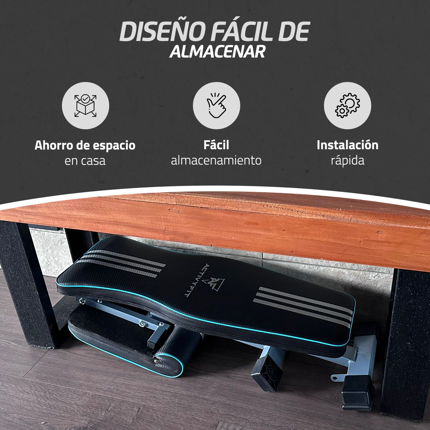 Banco de Pesas Plegable